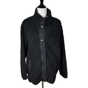 Member's Mark XXL Black Cozy Sherpa Jacket